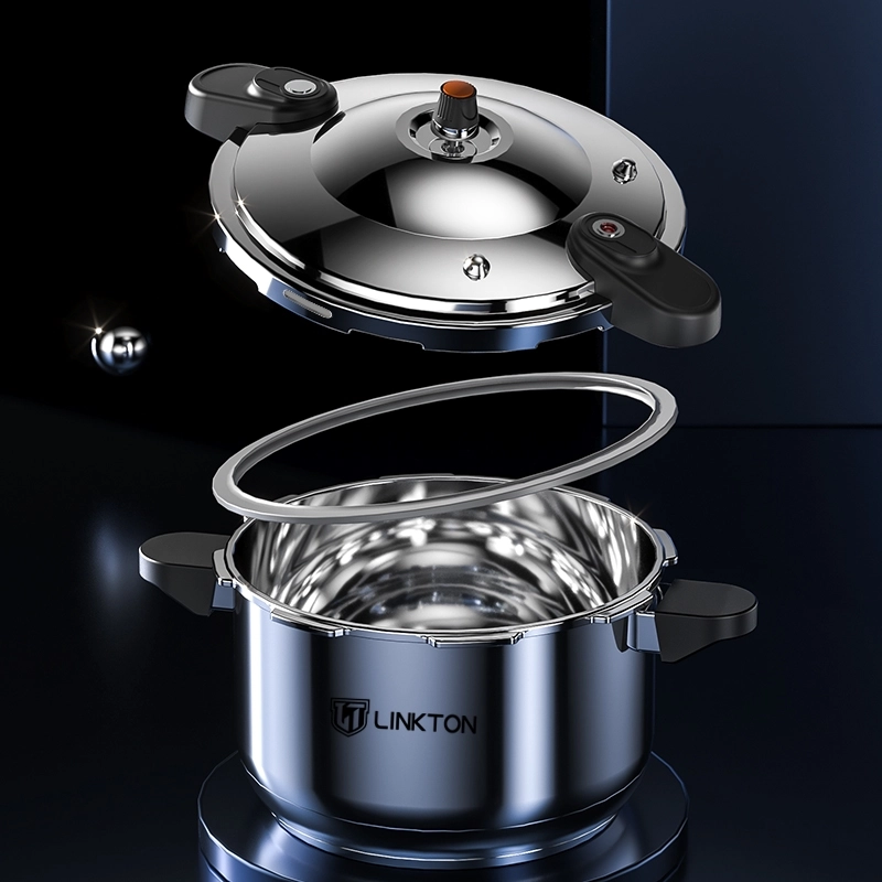 Wholesale Stainless Steel Pressure Cooker with Double Handle for Home & Commercial