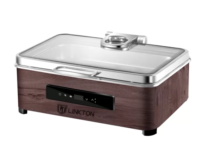 Factory Wholesale Chafing Dishes Stainless Steel Wood Color