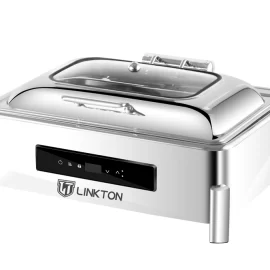 Wholesale Chafing Dish Electric Stainless Steel Glass Lid (Couvercle en verre en acier inoxydable)