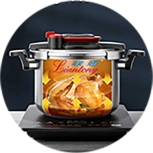 Wholesale stainless steel convenient pressure cooker with adjustable pressure
