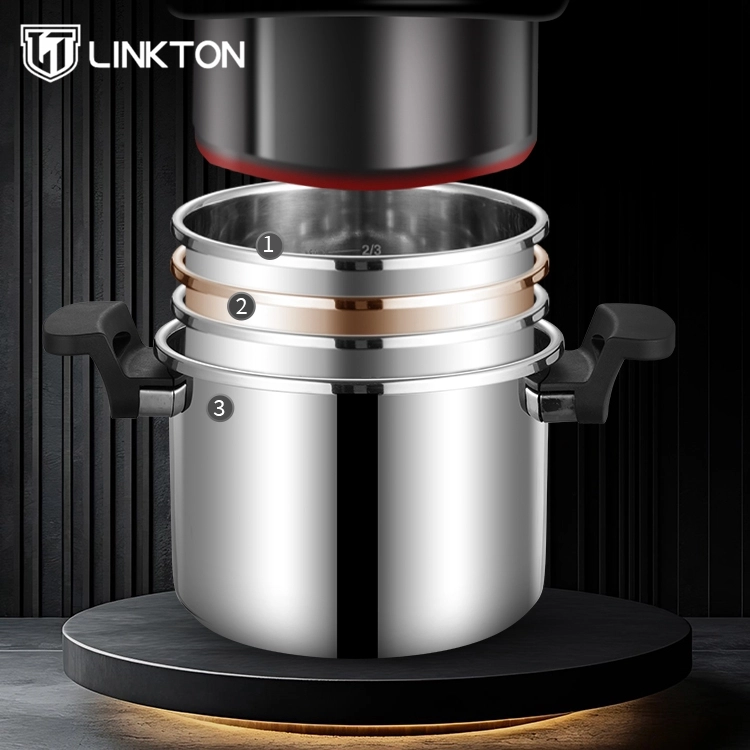 wholesale high pressure cooker with dual-handle, 2-stage pressure