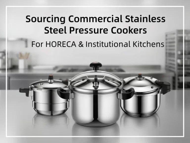 Sourcing Commercial Stainless Steel Pressure Cookers For HORECA & Institutional Kitchens